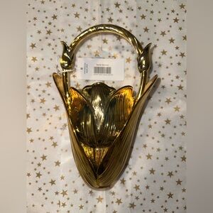 JW PEI Gold Floral Clutch